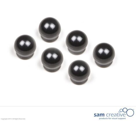 Bolmagneten Extra Sterk 15mm zwart