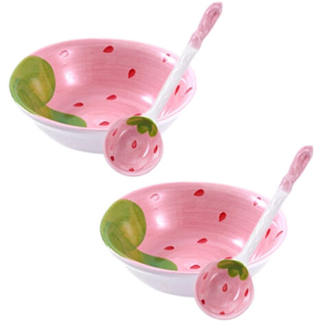 Bols en porcelaine, assiettes à hors-d'œuvre en céramique, bols à riz et à soupe avec cuillères, bols à dessert et à salade, assiettes de service à nouilles