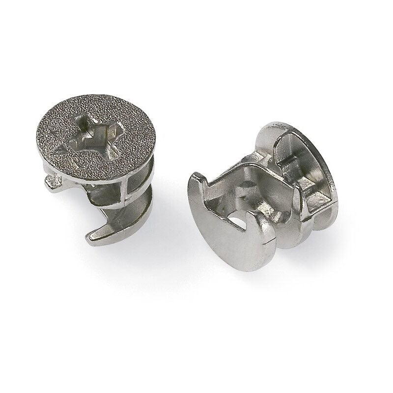 

Bolsa 100 Uds Excentrica Minifix D-15 Niquel Espesor 19 Mm - Niquelado