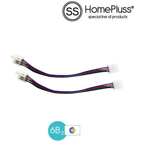 Bolsa 2 conectores para tiras LED RGB