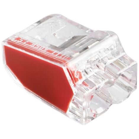Bolsa 5 Conectores empalme 2 vias 0.5-2.5mm Rojo