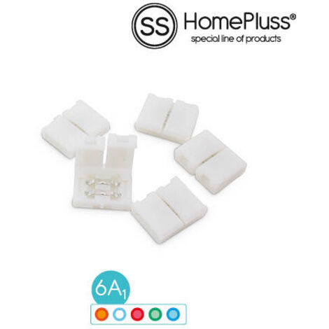 Bolsa 5 uniones para tira LED monocromo 8mm