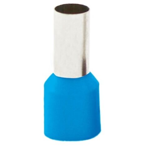 Bolsa 50u punteras huecas aisladas sección 0,75mm Azul