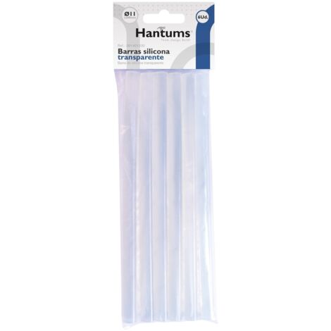 Bolsa 6 Barras de silicona transparente Ø11 GSC 001401330
