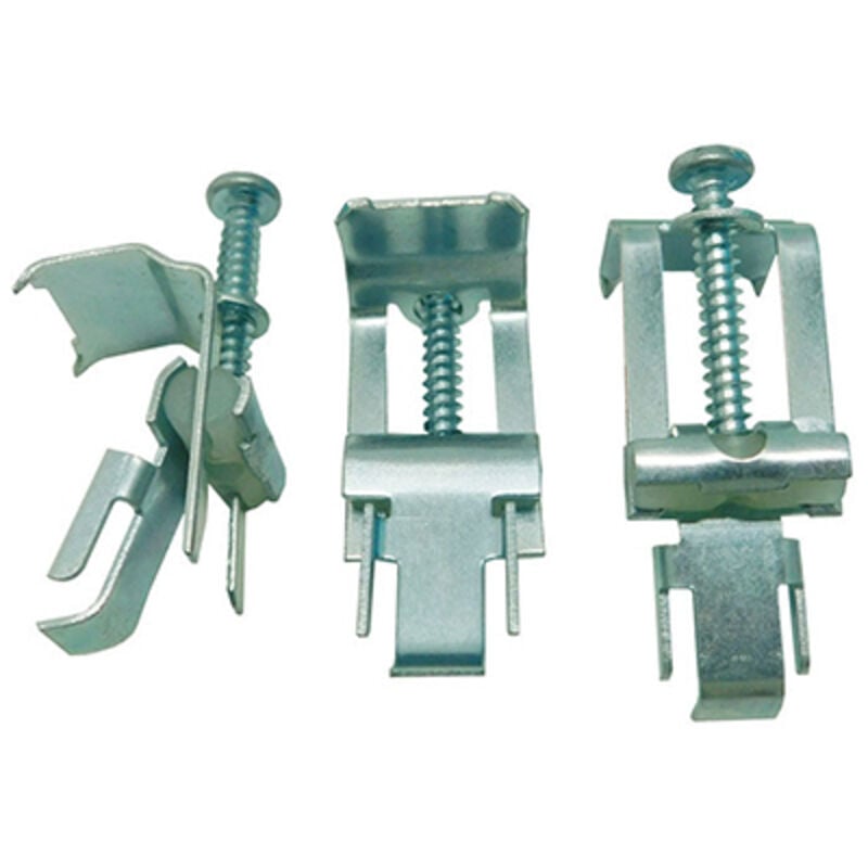 Micel - Sachet de 6 agrafes de fixation pour évier 50x18mm 94191