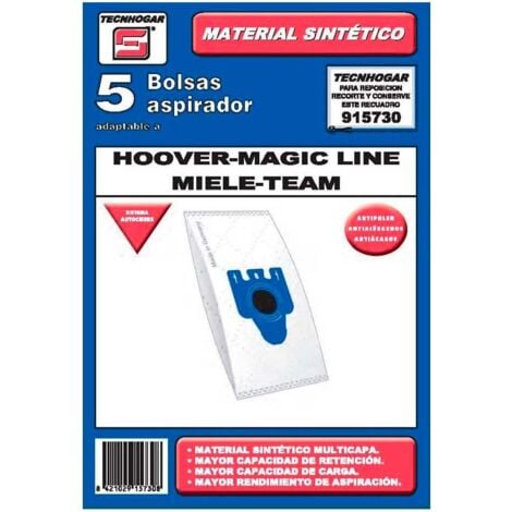 RECAMANIA Bolsa Aspirador Hoover Miele Tecnhogar 915730