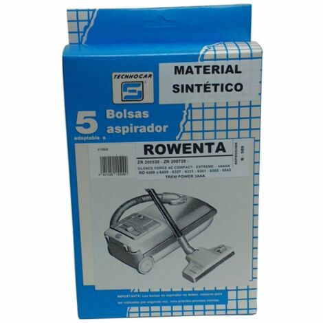 BOLSA ASPIRADOR PACK 5 UNDS. ROWENTA ZR200520 SILENCE FOR 915509