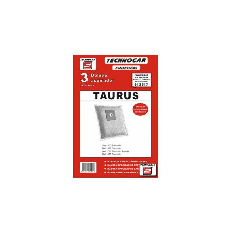 

Distribuidora Ersa - BOLSA ASPIRADOR SINTETICA TAURUS