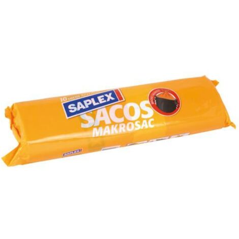 BOLSA BASURA SACO SAPLEX 120L MAKROSAC 10U (87X110) C/FACIL
