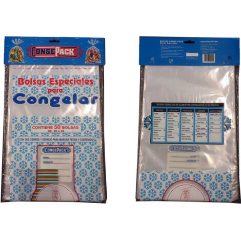 Bolsa Congelar CONGEPACK Mediana 25x35 G:150 PQ50 UNDBCO402