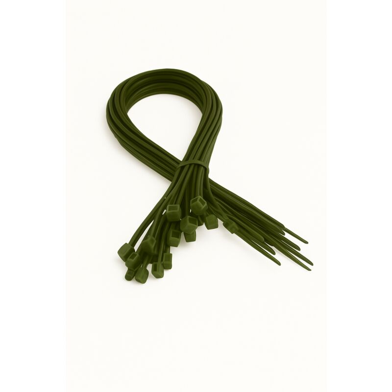 

Bolsa de 100 UDS BRIDAS NYLoN 3,6X200MM Color verde