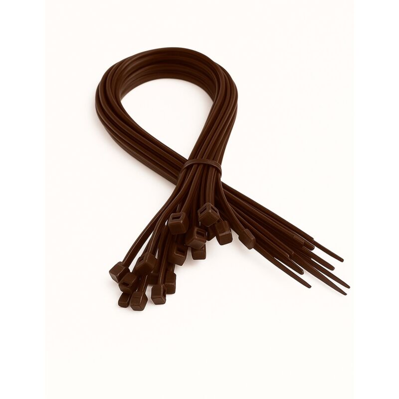 

Bolsa de 100 UDS BRIDAS NYLoN 4,8X200MM Color marrón