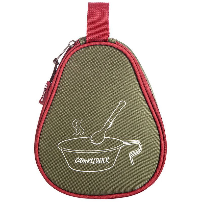 

Campleader - Bolsa de almacenamiento al aire libre Estuche para bolsa de transporte para tazones de camping Tazas Bolsa organizadora, Ejercito verde