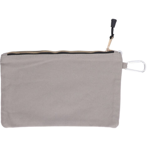Bolsa de almacenamiento con cierre de cremallera - Bolsa de lona multiusos impermeable con mosquetón