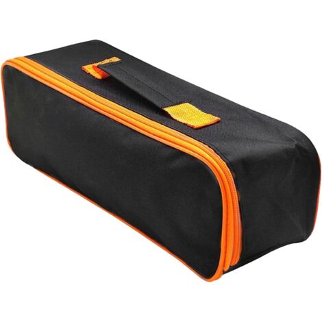 Bolsa de almacenamiento para maletero de coche, bolsa para herramientas de coche, cremallera resistente, plegable, bolsa para aspiradora de coche, asa única en forma de L.