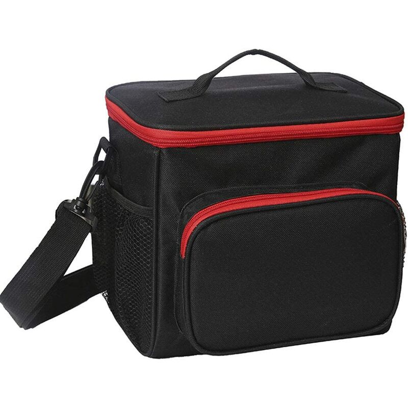 

Bolsa de almuerzo con aislamiento, robusta bolsa con aislamiento Oxford, correa de bolsa fresca desmontable, a prueba de fugas y fresca para picnics