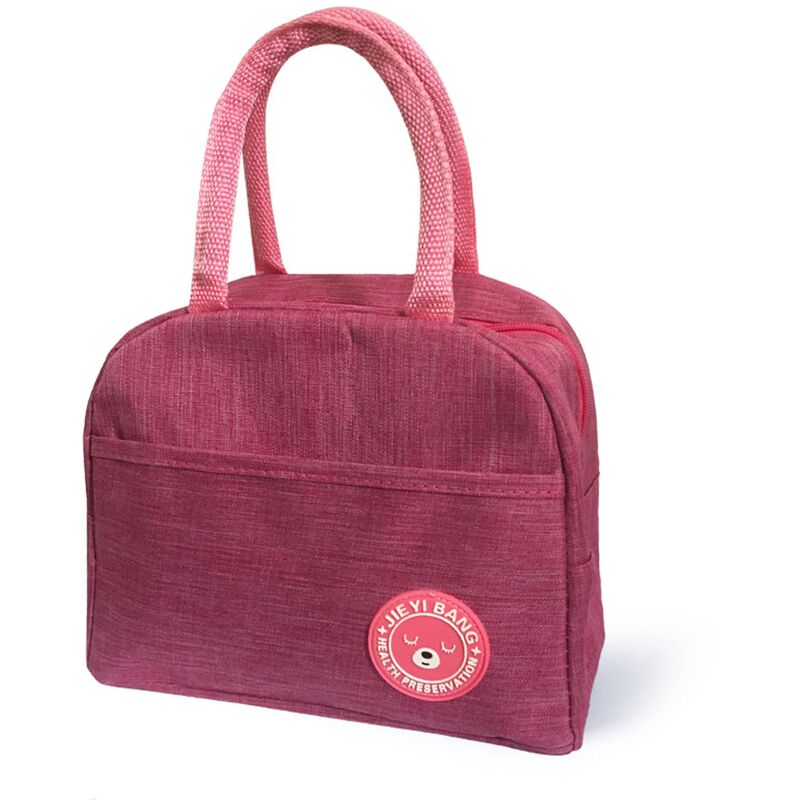 

Bolsa de almuerzo con aislamiento termico Bolsa de aislamiento termico portatil Reutilizable Bento Lunch Box Organizador A prueba de fugas Bolsa de