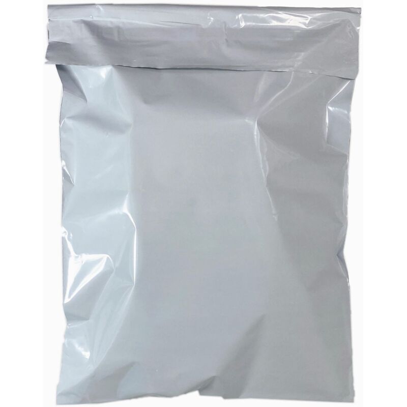 Bolsa de aluminio 420X460+50 Sobre de aluminio blanco, paquete de 100.