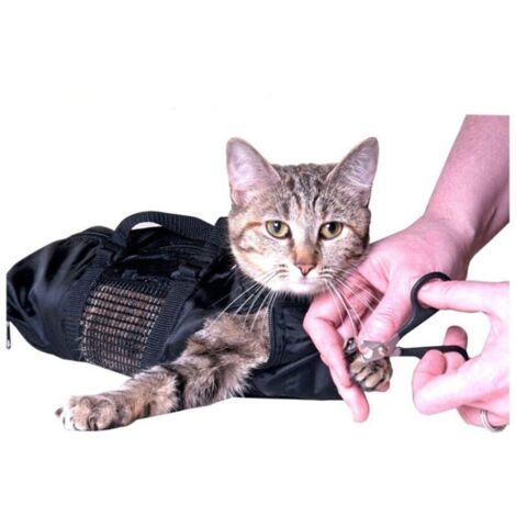 Bolsa de aseo para gatos  , cortaúñas