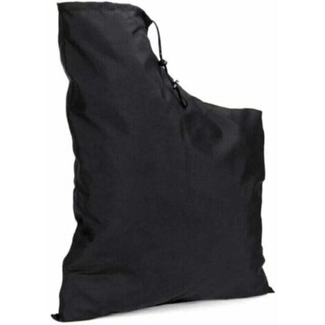 Bolsa de aspiradora universal para jardín, césped, patio, soplador y trituradora de hojas, color negro
