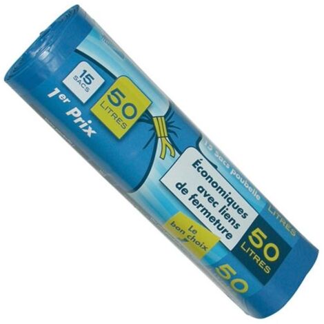 Bolsa de basura - 50 L - 14 micrones - X15 - Elbe