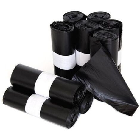 BOLSA DE BASURA DOMESTICA G50 30L 55X60 NEGRO -ROLLO 25U-