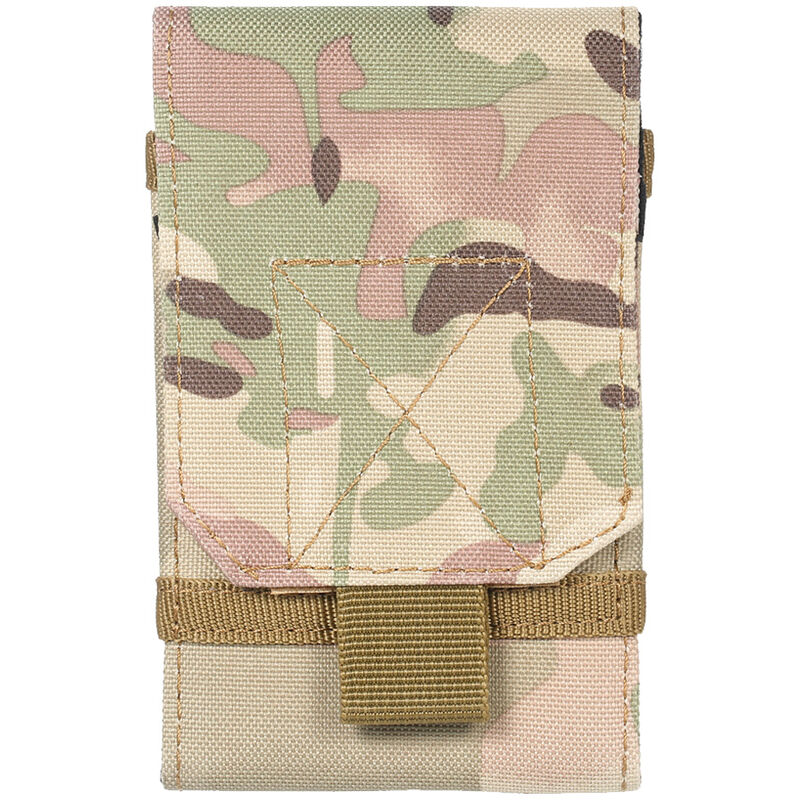 

Bolsa de camuflaje del ejercito para telefono movil, funda para telefono inteligente, funda para cinturon con lazo de aro, rinonera para exteriores,