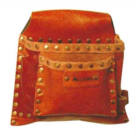 Bolsa de Carpintero 2T Cuero Tachuelas Mass