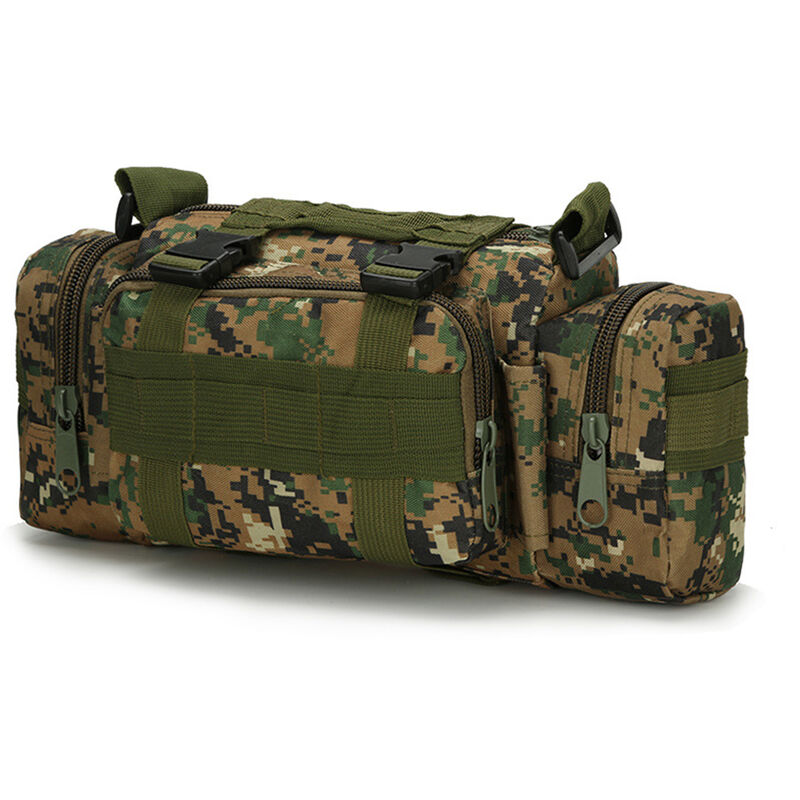 

Bolsa de cintura tactica de camuflaje multifuncional Bolsa de bandolera Bolsa de hombro Bolsa de rango Deportes al aire libre Senderismo Ciclismo