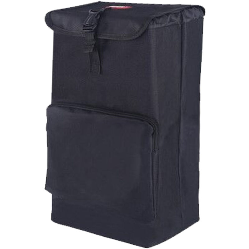 

Happyshopping - Bolsa de compras, para carrito, bolso de mano plegable impermeable de gran capacidad,negro