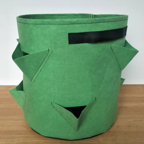 Bolsa de cultivo de fresas con múltiples orificios, bolsa de 3, 6 u 8 orificios, bolsa de fieltro, bolsa para hierbas aromáticas, bolsa de cultivo colorida