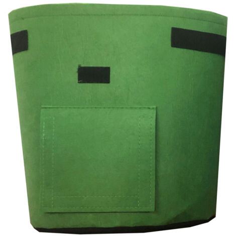 Bolsa de cultivo transpirable para patatas, tomates y zanahorias - Maceta para plantas de raíz - Apta para usar cerca de una ventana - Ideal para plantar hortalizas en el jardín.