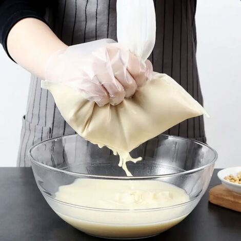 Bolsa de filtro para leche de soja, leche de frutos secos, té, café, crema, yogur, bolsa de filtro de nailon reutilizable para alimentos, 15 x 20 cm