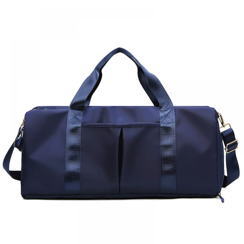 

Dontodent - Bolsa de fin de semana - 49 cm - Bolsa de lona con bolsillo para zapatos grande, azul oscuro