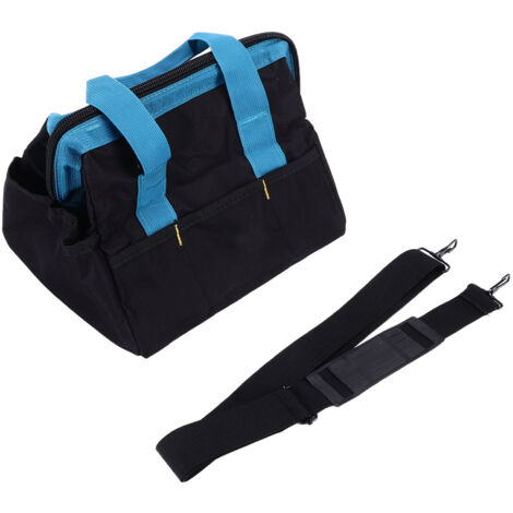 Bolsa de herramientas - Bolsa de lona resistente con amplia abertura y correas de transporte - 14 pulgadas