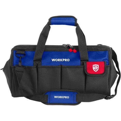 Bolsa de herramientas c/cremallera 35x19x22cm. workpro