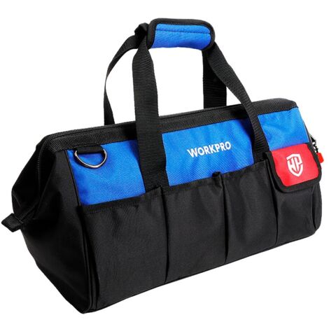 Bolsa de herramientas compartimiento principal con cremallera + 13 bolsillos, 460 mm