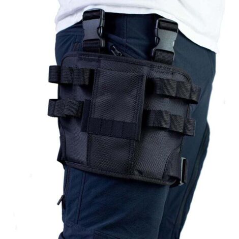 Bolsa de herramientas KZQ con clip para cinturón, bolsa para herramientas de pierna, bolsa portátil para herramientas de electricista, bolsas para herramientas manuales múltiples, bolsas para herramie