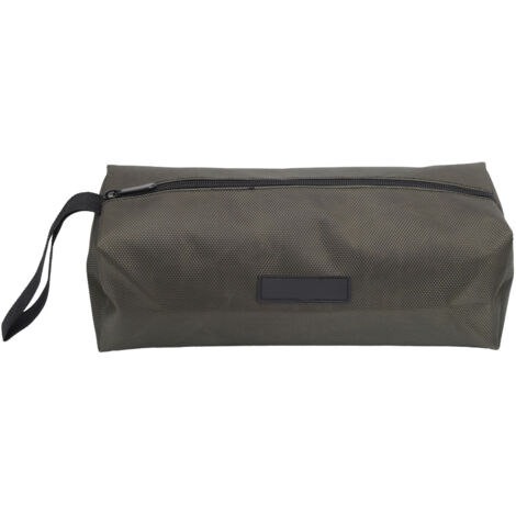 Bolsa de herramientas versátil para electricistas, portátil e impermeable, fabricada en tejido Oxford 1680D, talla L (verde).