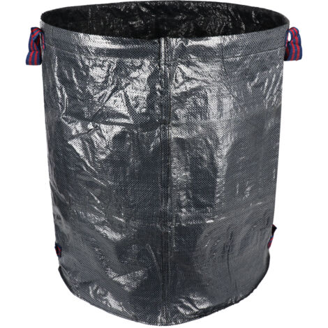 Bolsa de jardín de PP para hojas, ramitas y césped: gran capacidad, duradera, impermeable, fácil de almacenar.