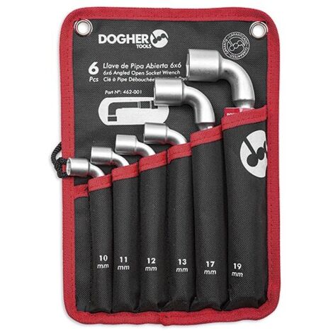Bolsa de nylon 6 pcs pipa abierta 6x6  DOGHER 462-001