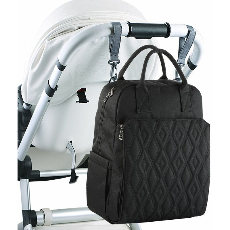 

Bolsa de panales Mochila Gran capacidad Multifuncion Impermeable Poliester Ropa de bebe Panal Panal Botella de leche en polvo Bolsa de almacenamiento