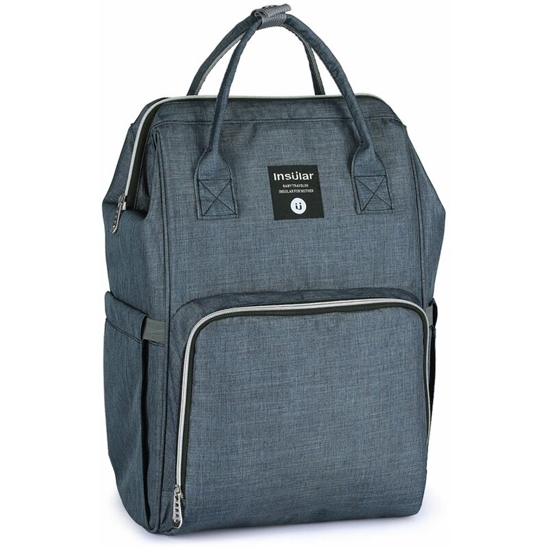 

Bolsa de panales Mochila Gran capacidad Multifuncion Impermeable Poliester Ropa de bebe Panal Panal Botella de leche en polvo Bolsa de almacenamiento