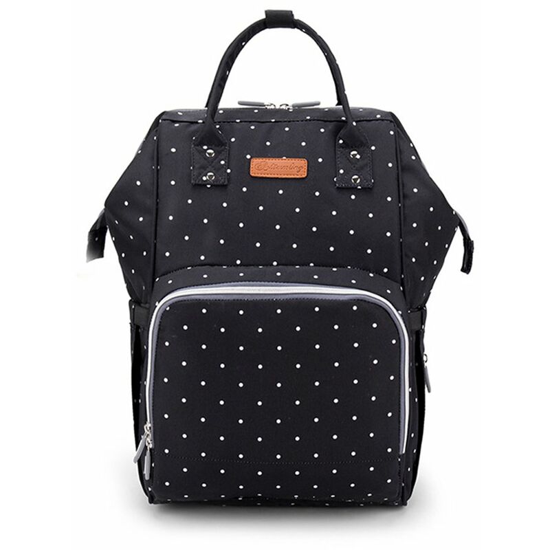 

Bolsa de panales para bebe Mochila Bolsa de momia Bolsas de panales Bolsa de hombro multifuncion de gran capacidad con bolsillos aislantes para