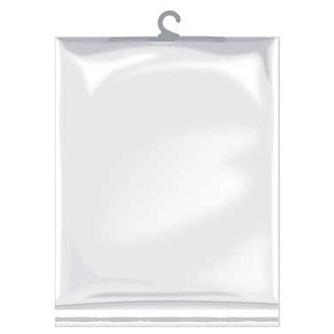 Bolsa de plástico con adhesivo y percha Caracas                         Nº1 25 x 28 + 5 cm