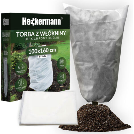 Bolsa de protección para plantas Heckermann 100x160cm 70g/m2