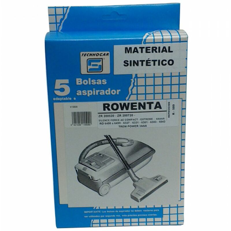 

Bolsa de Recambio para Aspiradora Tecnhogar 915509