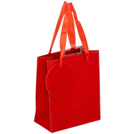 Bolsa de regalo de lentejuelas tamaño mini roja - Atmosphera créateur d'intérieur