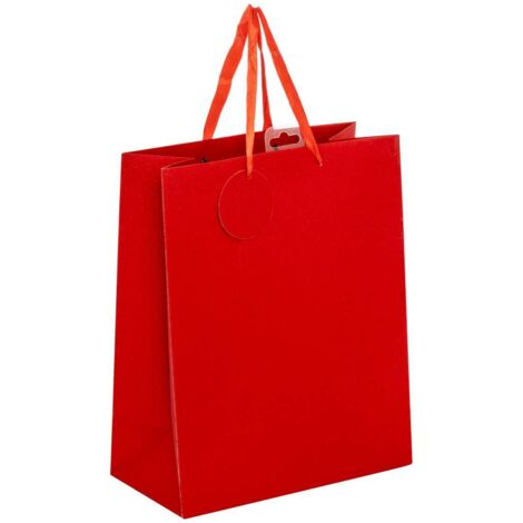 Bolsa de regalo mediana de purpurina roja - Atmosphera créateur d'intérieur