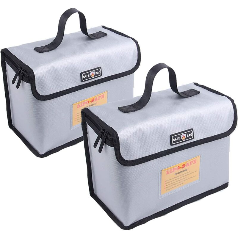 

Bolsa de seguridad para batería de polímero de litio retardante de llama para almacenamiento y carga a prueba de explosiones, cubierta de protección